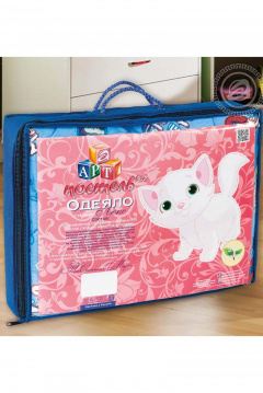 Стёганое одеяло из бязи с холофайбером для дома АРТПОСТЕЛЬ 2004 - фото 4