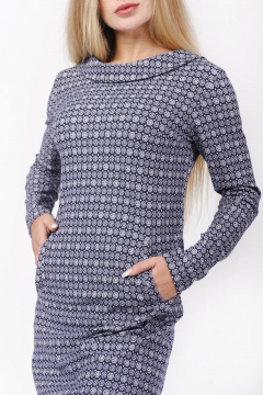 Платье прямого силуэта с кулиской и накладными карманами Mita ЖМ806а - фото 2