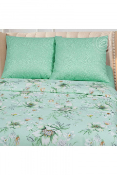 Комплект постельного белья Евро из хлопка бязь премиум АРТПОСТЕЛЬ 514 женева - фото 2