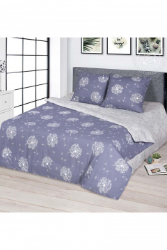 Постельное белье евро из хлопка бязь с клапанами АРТПОСТЕЛЬ 514 невесомость - фото 1