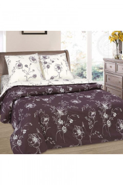 Постельное белье из поплина с фасоном евро и клапанами АРТПОСТЕЛЬ 914 каролина_рис._10976-1 - фото 1