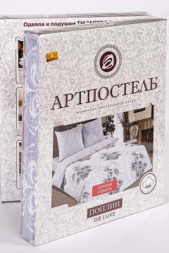 Постельный комплект из поплина с карманом и клапаном АРТПОСТЕЛЬ 920 лунная_соната - фото 2