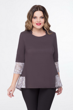 Демисезонная блуза из текстиля для повседневных случаев DaLi 4272 - фото 1
