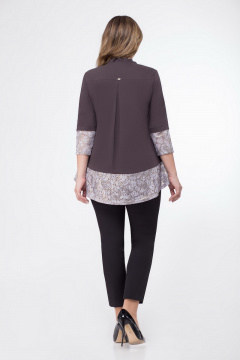 Демисезонная блуза из текстиля для повседневных случаев DaLi 4272 - фото 2