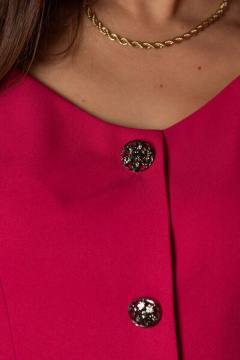 Платье полуприлегающего силуэта с пуговицами на молнии Femme & Devur 80060 1.43F(170) - фото 3