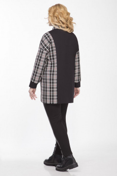 Блуза приталенного силуэта из клетчатой ткани Matini 4.1562/1 - фото 5