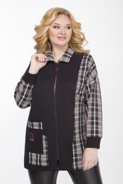 Блуза приталенного силуэта из клетчатой ткани Matini 4.1562/1 - фото 1