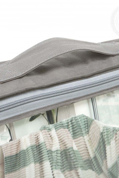 Серый флисовый плед 220х200 для круглый год АРТПОСТЕЛЬ 4003 графит - фото 5