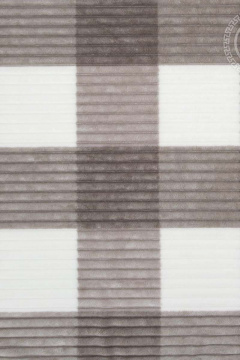 Серый флисовый плед 220х200 для круглый год АРТПОСТЕЛЬ 4003 графит - фото 2