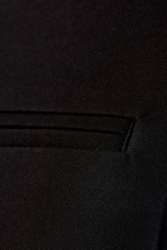 Брюки классические с высокой посадкой и стрелками для делового стиля Панда 79863w черный - фото 3