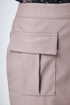 Юбка Anelli 975 бежевый - фото 5