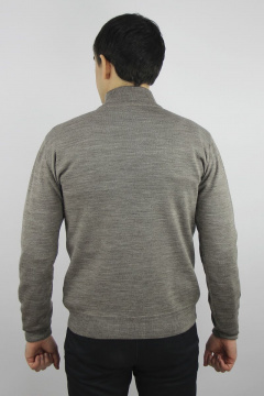 Демисезонный бежевый свитер с воротником-стойкой и регланом Полесье С3012-15 5С1749-Д43 182,188 св.дюна - фото 3