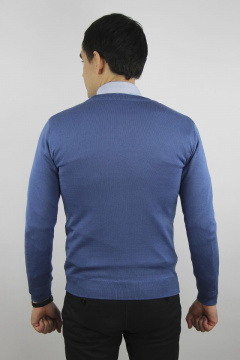 Джемпер вязаный демисезонный с заужением на каждый день Полесье С5297-16 8С0491-Д43 170,176 королевский_синий - фото 4