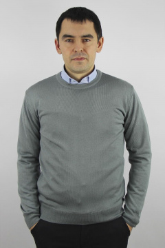 Джемпер мужской демисезонный второго слоя с коротким вырезом Полесье С5624-19 0С2011-Д43 170,176 металл - фото 1