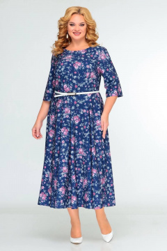 Swallow 473 синий_в_цветы