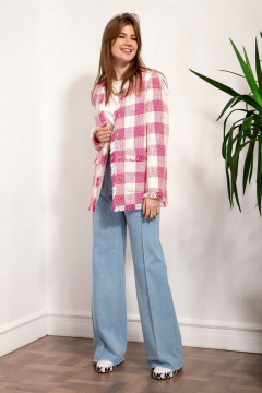 Nova Line 10324 клетка_розовый