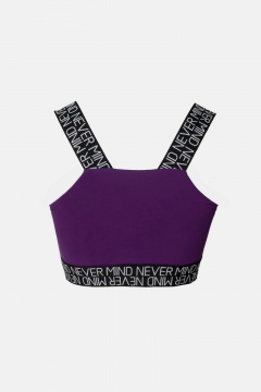 Фиолетовый трикотажный топ для демисезона и спорта BURVIN 8410-56 2 - фото 2