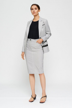 Юбка на каждый день прилегающего силуэта, с карманами и молнией BURVIN 8051-21 - фото 2