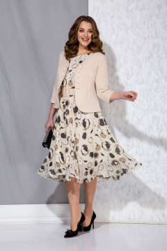 Beautiful&Free 3067 молочный+круги