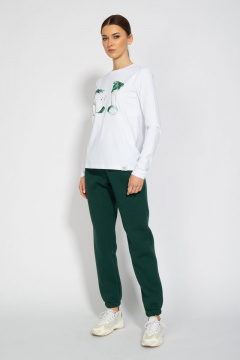 Лонгслив с принтом из хлопка для демисезона Kivviwear 4061.02 - фото 3