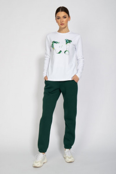 Лонгслив с принтом из хлопка для демисезона Kivviwear 4061.02 - фото 2