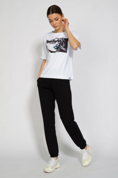 Футболка на каждый день из хлопка с длинным рукавом Kivviwear 4026.22 - фото 4