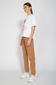 Футболка хлопковая с длинным рукавом и мягким кроем Kivviwear 4026.25 - фото 5