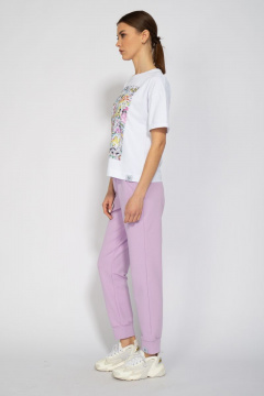 Футболка хлопковая с длинным рукавом и классическим кроем Kivviwear 4026.27 - фото 5