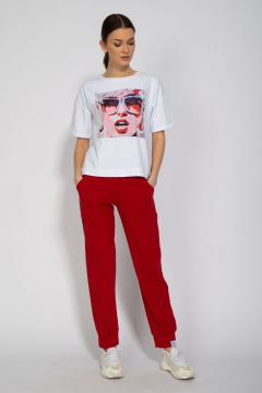 Футболка из трикотажа с удлиненным рукавом и классическим стилем Kivviwear 4026.29 - фото 4