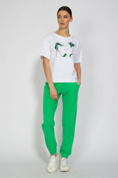 Футболка из хлопка с удлиненным рукавом и классическим стилем Kivviwear 4026.31 - фото 3