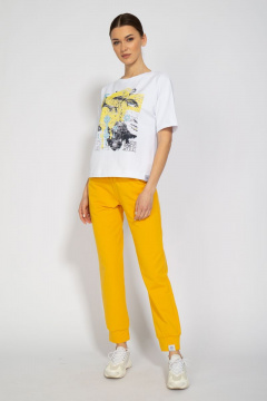 Футболка круглогодичная свободный крой из хлопкового трикотажа Kivviwear 4026.33 - фото 4