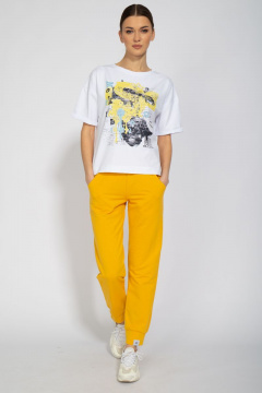 Футболка круглогодичная свободный крой из хлопкового трикотажа Kivviwear 4026.33 - фото 3