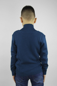 Джемпер для мальчика прямой силуэт из шерсти Полесье С9563-20 0С2134-Д43 122,128 афродита - фото 4