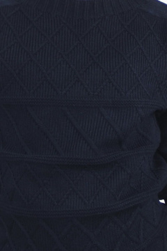 Джемпер из шерсти с регланом и длинным рукавом Полесье С9603-20 0С8650-Д43 134,140 т.синий - фото 3