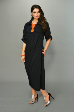 Diva 1005 черный+оранжевый