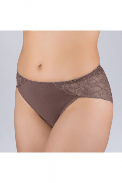 Кружевастые трусы из эластичного трикотажного полотна Verally 138-6 перец - фото 2