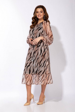 Olegran 3847 бежевый+принт