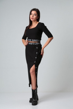 Топ и юбка из трикотажа с декоративной тесьмой Диомант 1769 - фото 4