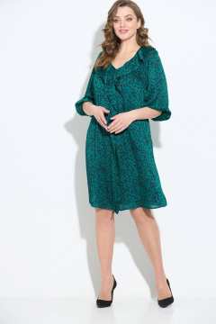 Платье Koketka i K 910 изумрудный - фото 2