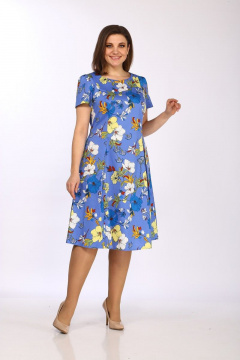 Lady Style Classic 1813/3 синий_принт