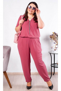 Комплект комбинезон из вискозы с резинкой и карманами Camelia 20204 4 - фото 3