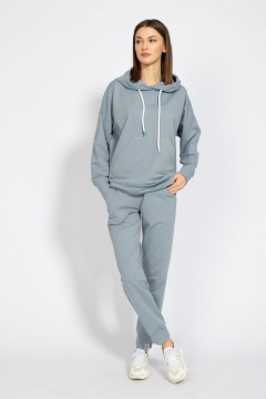 Костюм оверсайз с брюками и худи из френч терри Kivviwear 40154040.21 - фото 5
