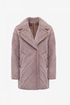 Демисезонная бежевый куртка из плащёвой ткани Elema 4-11147-2-170 бежевый - фото 1