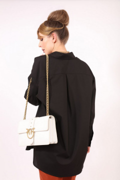 Блуза приталенный объем с кокеткой и разрезом рукава LM ВИ1604 - фото 4