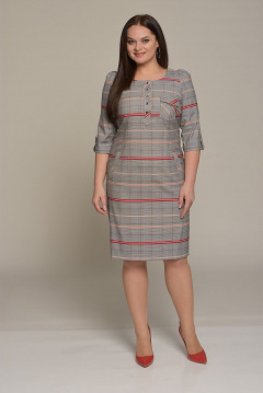 Lady Style Classic 432 серый+красный