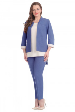 Линия Л А-1579 синий/молоко