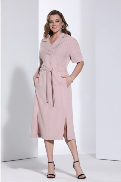 Платье деловое с воротником пиджачного типа и карманами Lissana 4476 - фото 1