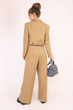 Объемные брюки палаццо с стрелками из текстиля LM КТ4014 - фото 5