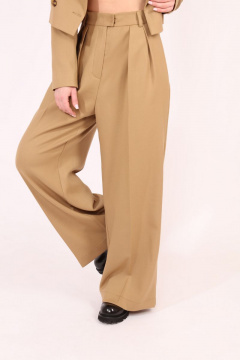 Объемные брюки палаццо с стрелками из текстиля LM КТ4014 - фото 2