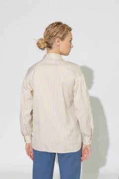 Рубашка деловая из хлопка для демисезона Femme & Devur 70843 1.54F(170) - фото 3